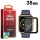 Protector LCD Cristal templado Negro Watch 38 Serie 3